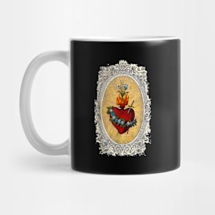 Immaculate Heart of Mary Blessed Mother Catholic Vintage Mug